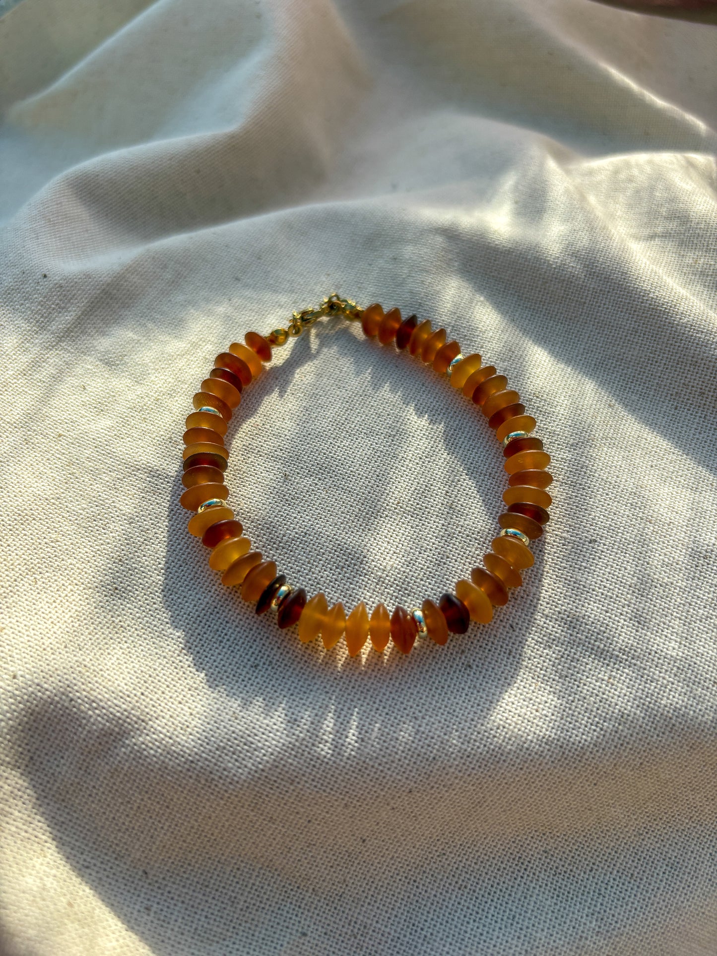 Amber Horn Bracelet