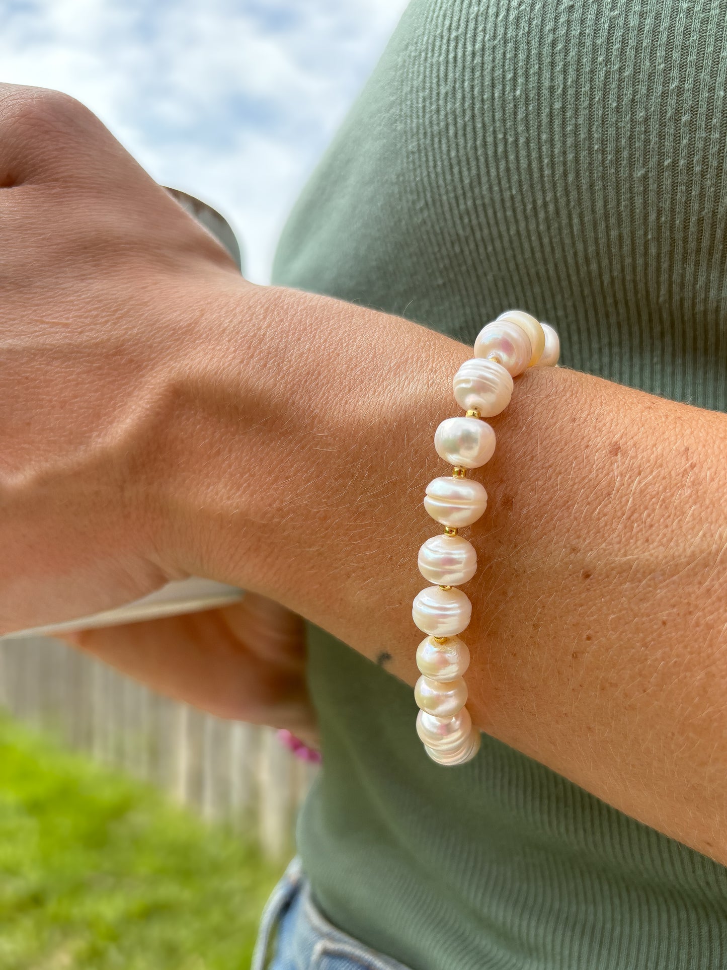 Lustre Pearl Bracelet
