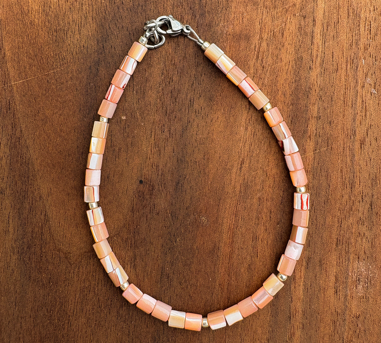 Strawberry Shell Bracelet