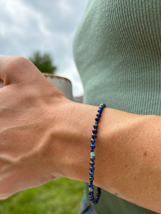 Blue Lapis Lazuli Bracelet