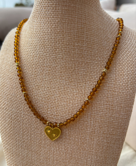 Crystal Heart Necklace