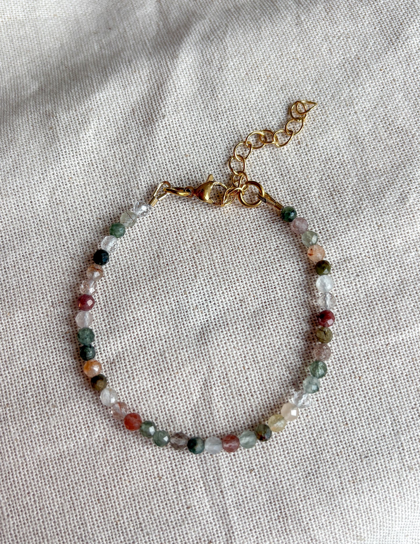 Dainty Rutilated Quartz Bracelet