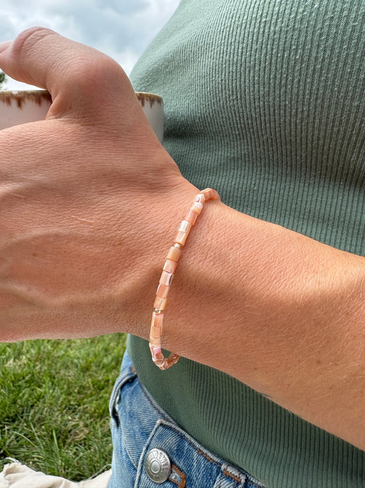 Strawberry Shell Bracelet