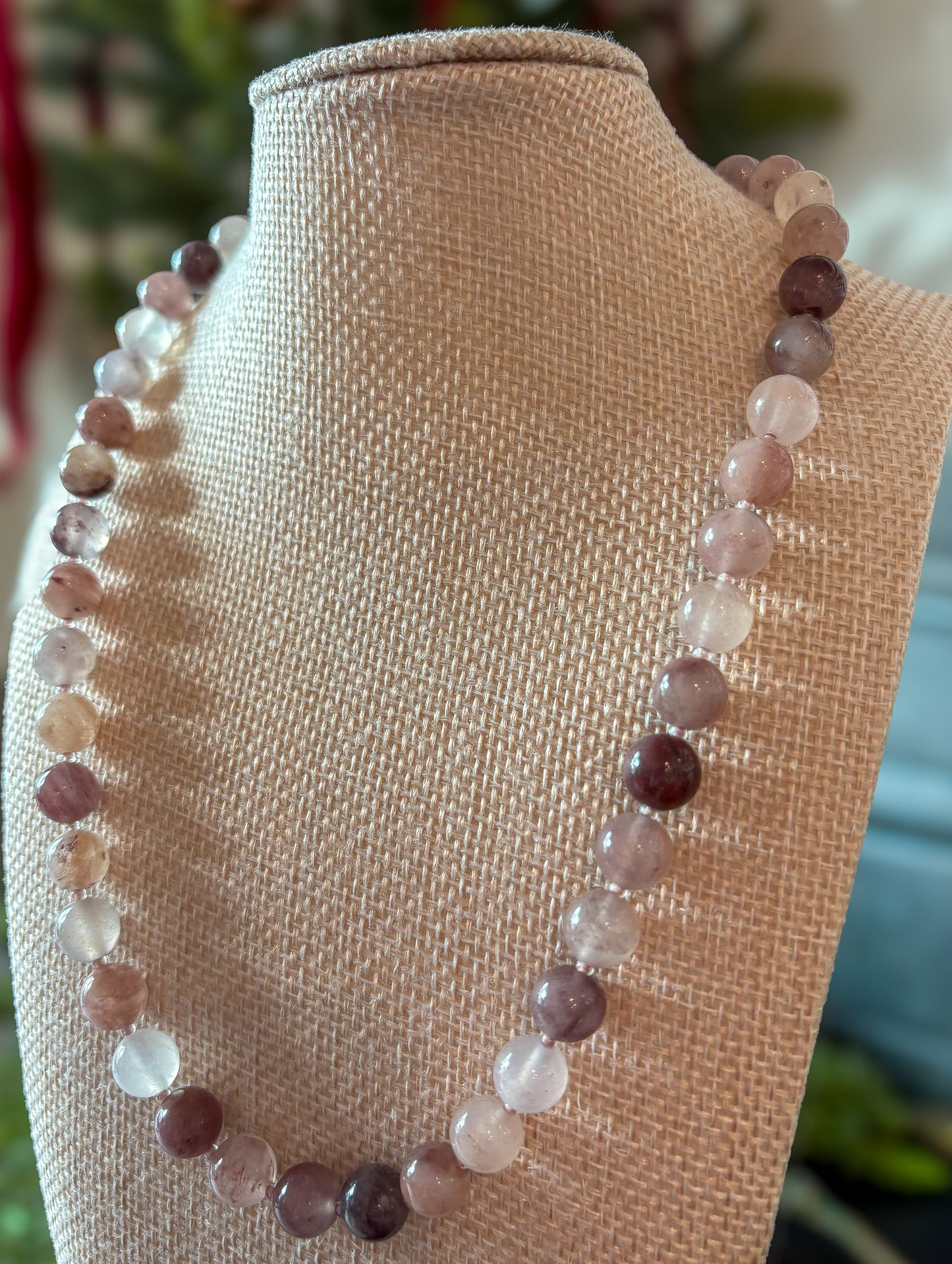 Purple Quartzite Necklace