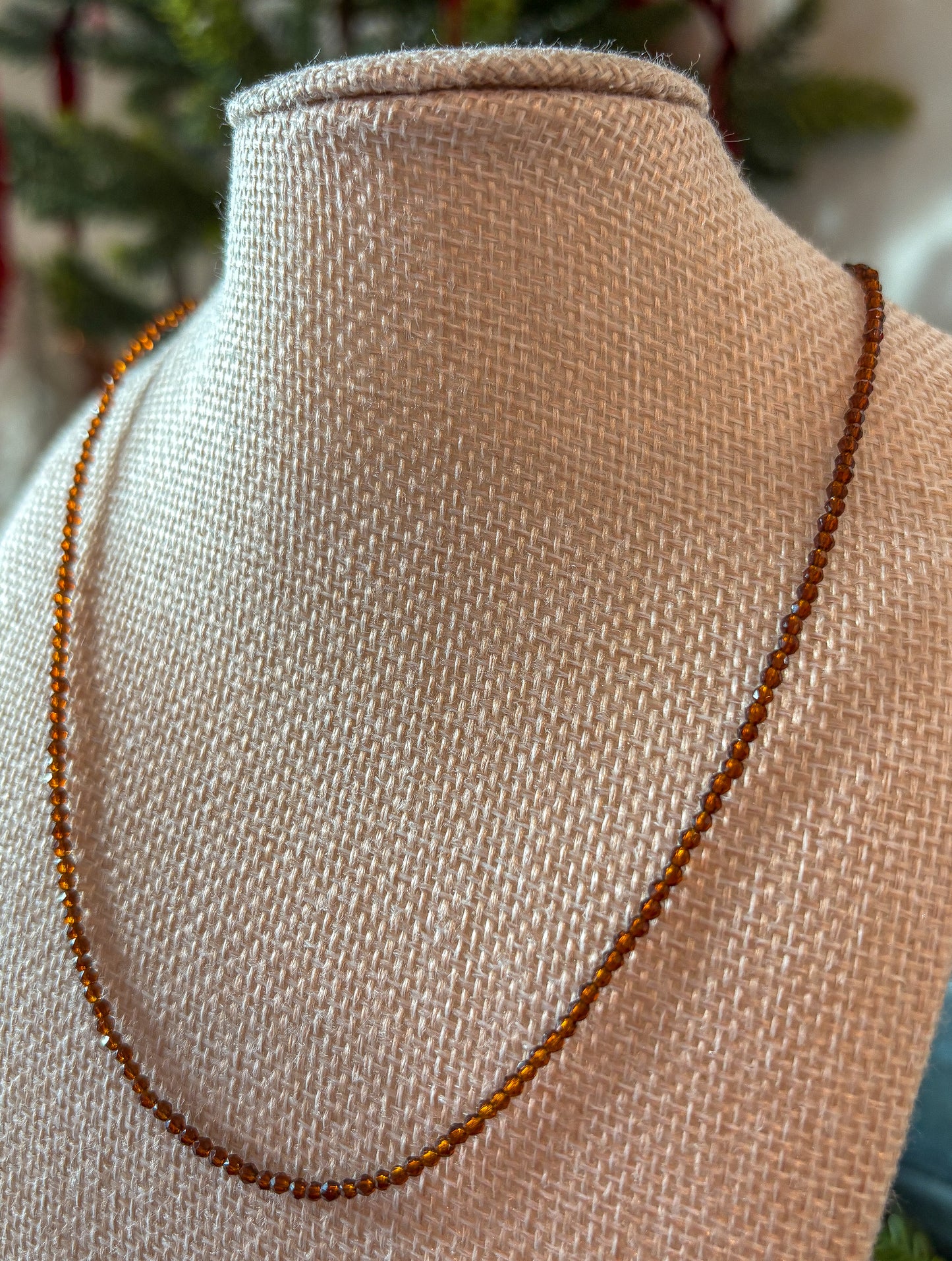 Dainty Glass Beaded Necklace