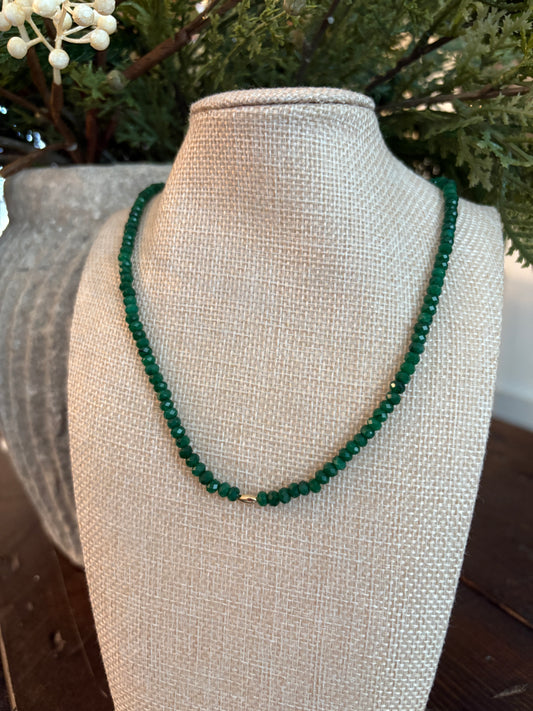 Emerald Jade Necklace