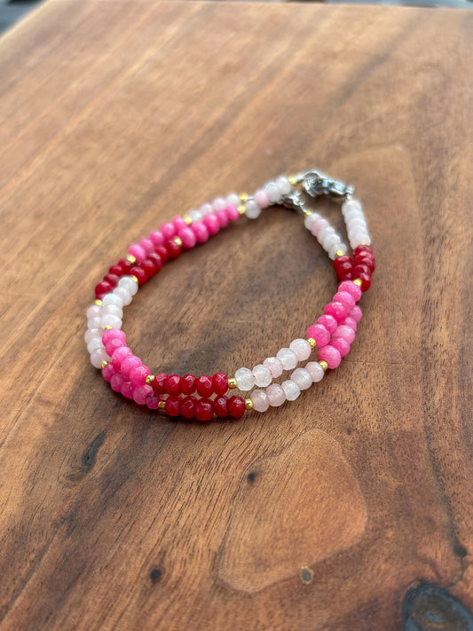 Purple Quartz Mix Bracelet