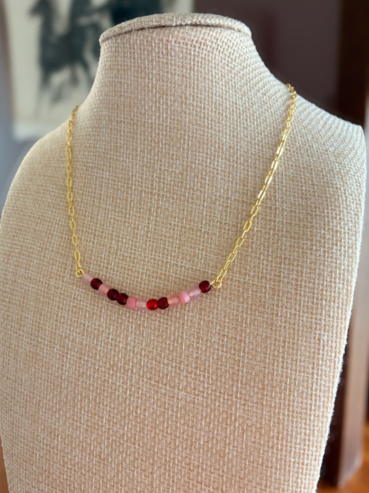 Cupids Mix Paperclip Chain Necklace