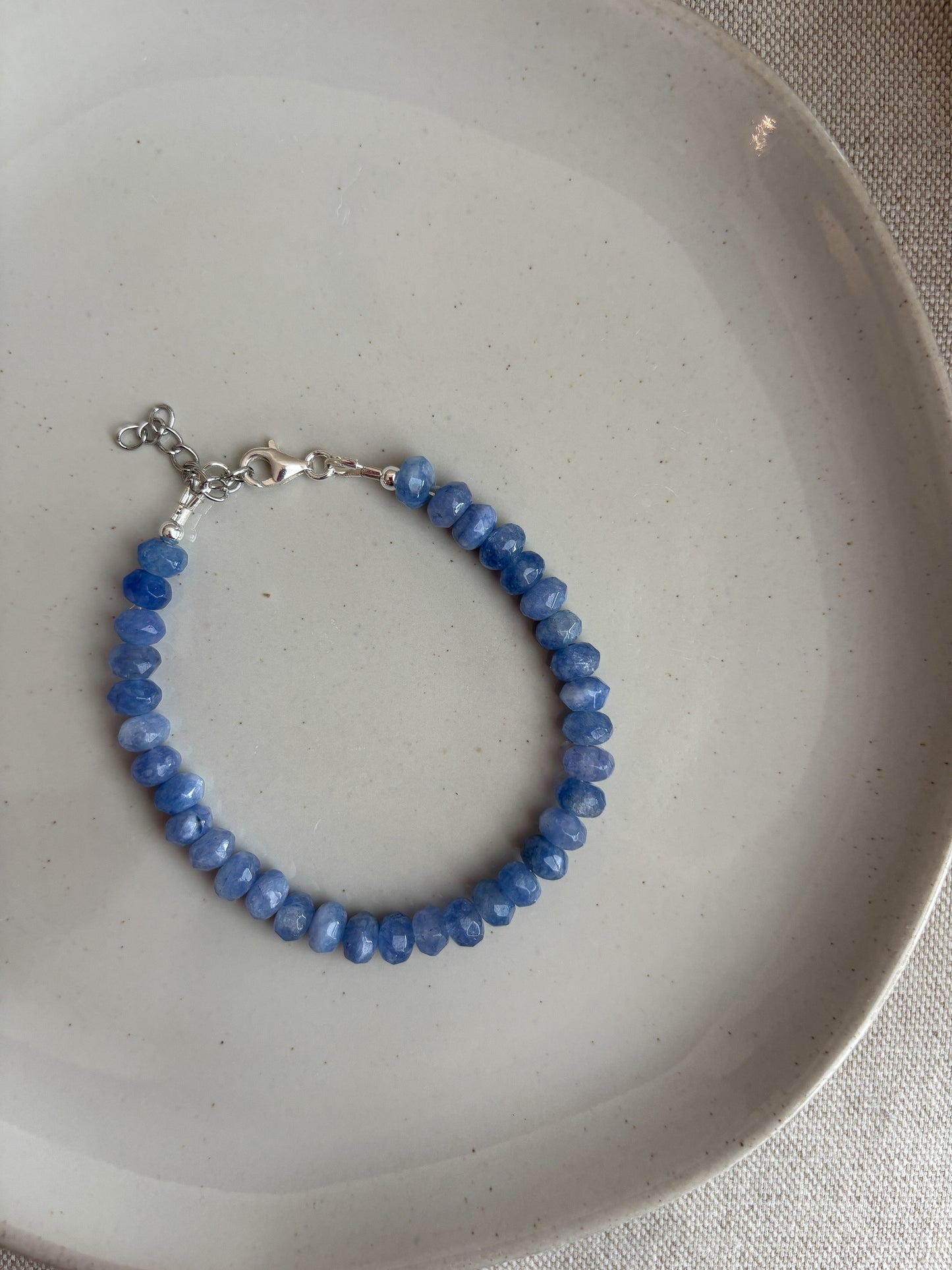 Blue Jade Bracelet
