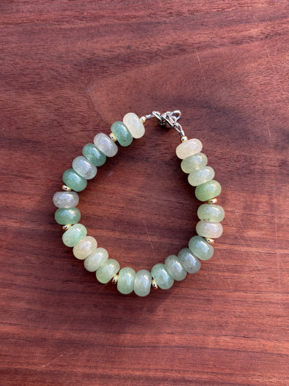 Green Aventurine + Gold Accents