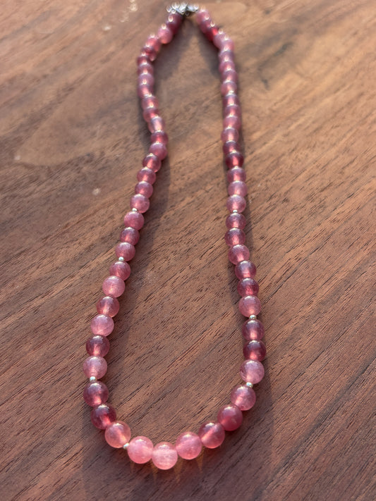 Strawberry Quartz Necklace