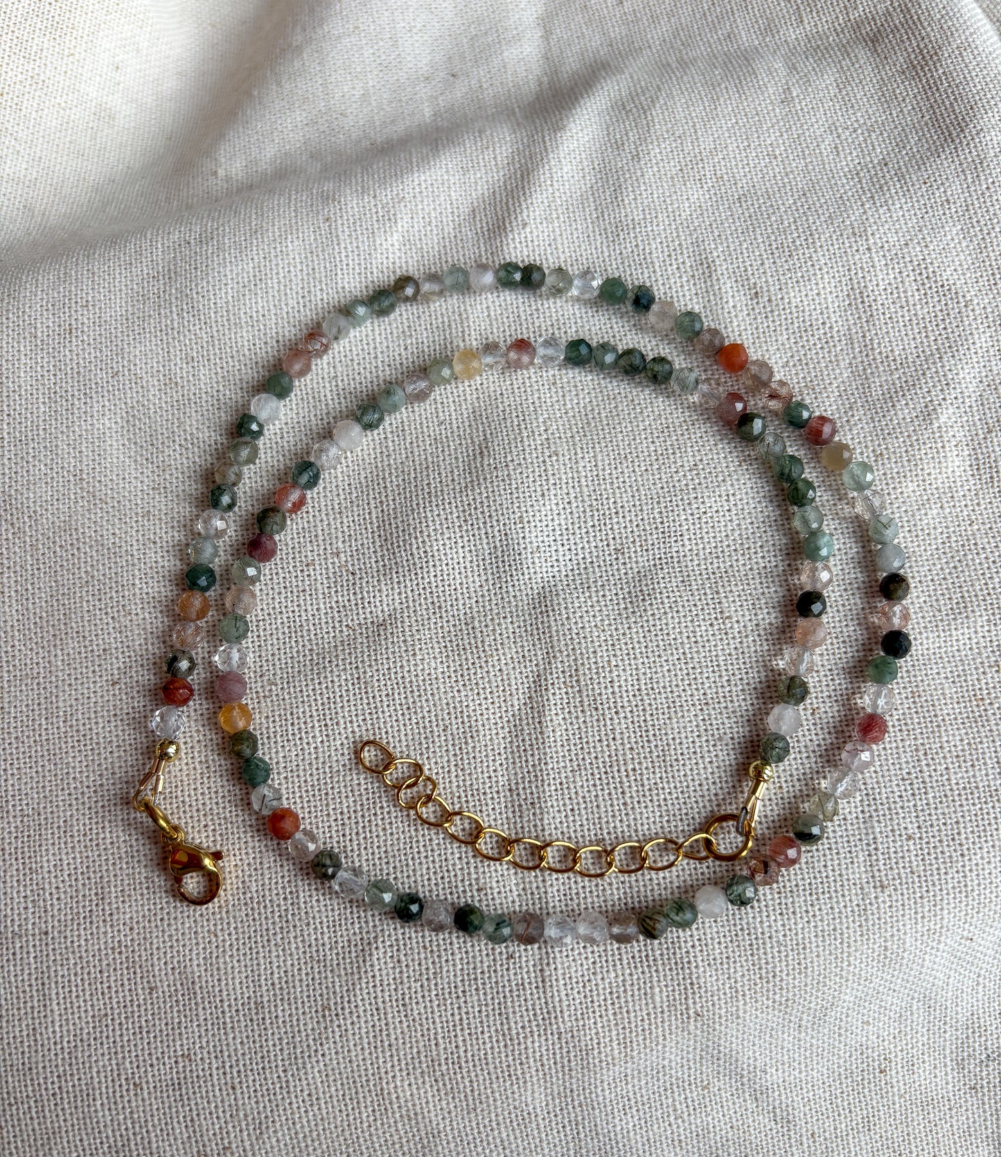 Dainty Rutilated Quartz Necklace