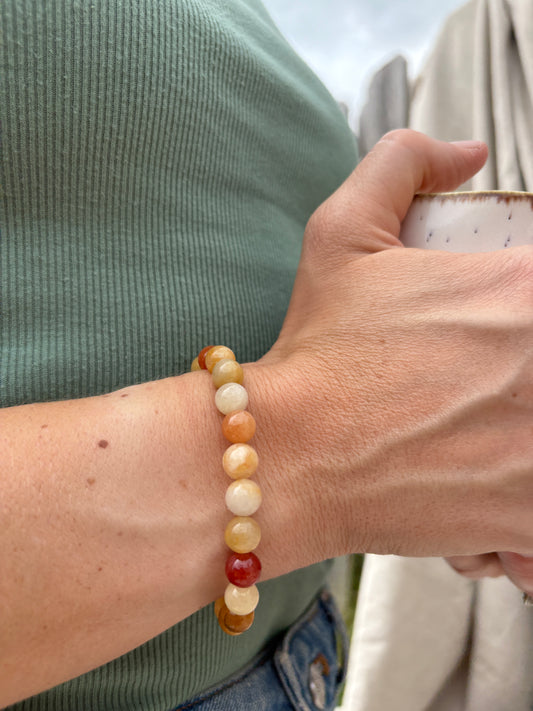 Imperial Jade Bracelet + Sterling Silver