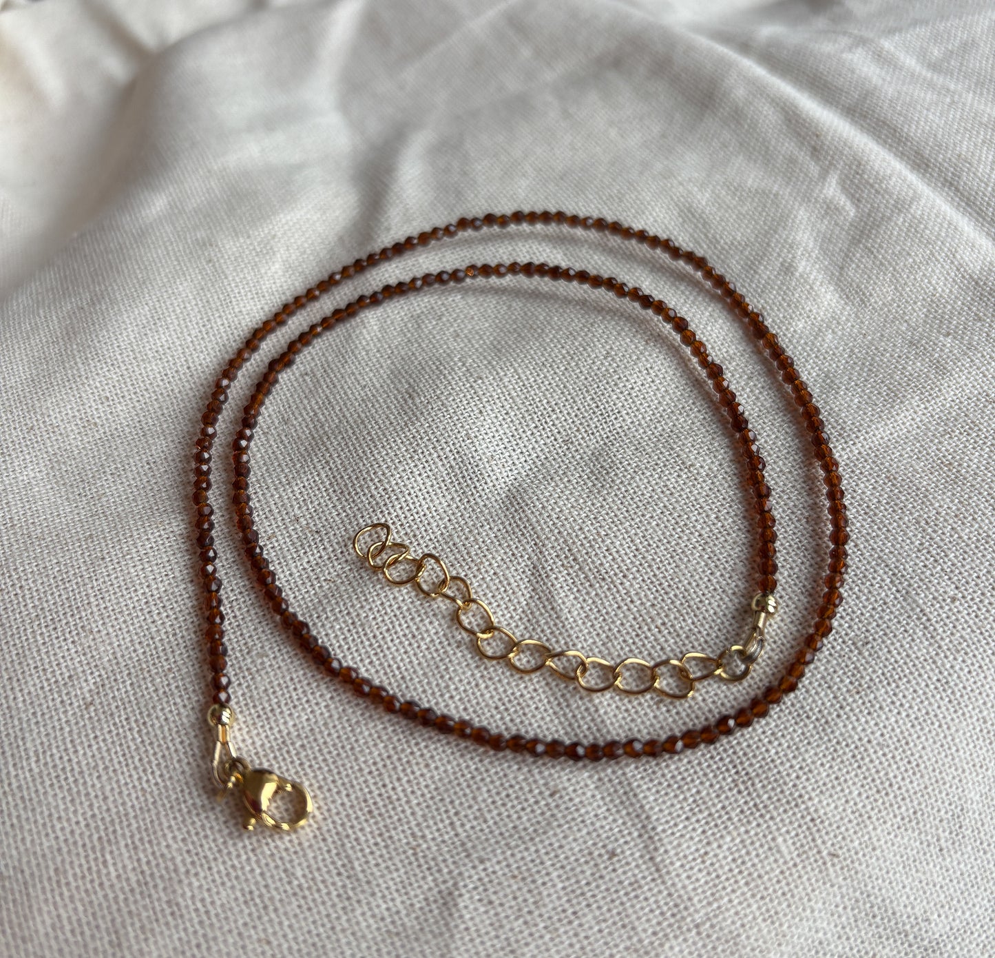 Dainty Glass Beaded Necklace