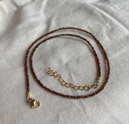 Dainty Glass Beaded Necklace