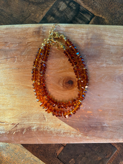 Brown Quartz Bracelet