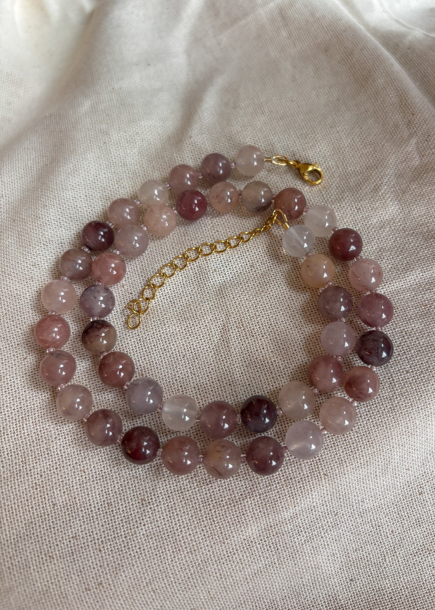 Purple Quartzite Necklace
